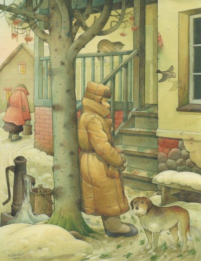 Russische Szene 03, 1994 von Kestutis Kasparavicius